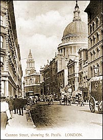 Cannon Street, St.Pauls Cathedral c1910