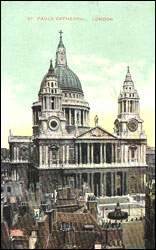 St.Pauls Cathedral, City of London, c1910