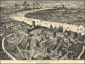 London, Westminster and the Thames in 1584