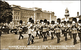 Guards Band Buckingham Palace 1950