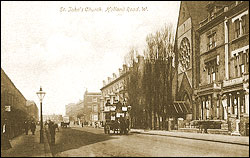 St.Johns Church, Holland Road c1910