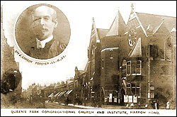 Harrow Road, Queens Park Congregational Church and Institute c1910