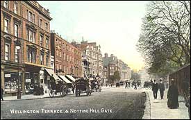 Wellington Terrace & Notting Hill Gate c1910