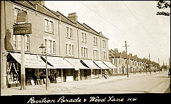 Pavilion Parade and Wood Lane c1910, Pavilion Hotel