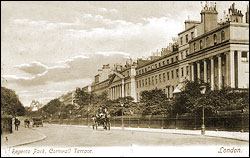 Cornwall Terrace, Regents Park 1927