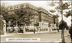 Abbey Lodge, Regents Park 1941