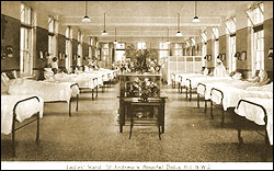 St.Andrews Hospital, Dollis Hill, Ladies Ward, Dollis Hill c1910