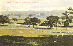 Bird's Eye View of Gladstone Park, Dollis Hill c1910