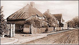 Old Cottages in Colney Hatch Lane, Finchley