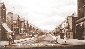Huntingdon Road, High Road, Finchley 1906