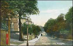 Hampstead Lane, Highgate 1905