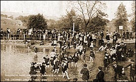 Hampstead Heath Children's Paddling Corner 1906