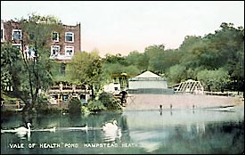 Vale of Health Pond Hampstead Heath 1907