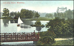 Lake and Tower, Wembley 1905