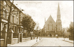 St.Johns Church, Oxford Road, Kilburn c1910