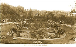 Lily pond, the Grange, Kilburn 1925