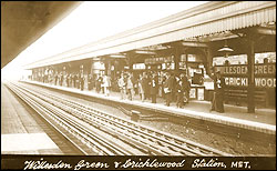 Willesden Green and Cricklewood Station c1910
