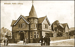 High Road Willesden, Public Library c1910