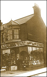 Grange Road, H.Salmon shop c1910