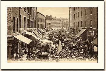 Petticoat Lane market old prints