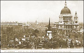 St. Pauls Cathedral - View from St.Bride's
