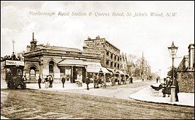 Marlborough Road Station and Queens Road Marlborough Road Station 1908