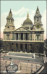 St.Pauls Cathedral, City of London, c1910