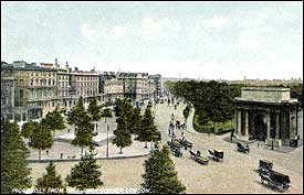 Piccadilly from Hyde Park Corner 1907