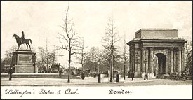 Hyde Park Corner/Grosvenor Place Wellington's Statue & Ark