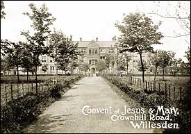 Crownhill Road and Convent of Jesus and Mary 1908
