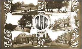 A collage of five images of Kilburn 1909