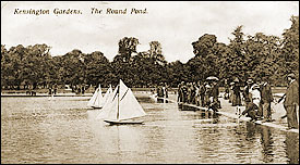 Kensington Gardens. The Round Pond
