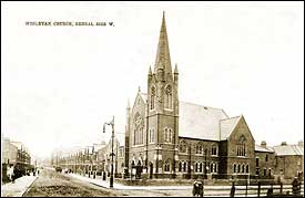 Chamberlayne Roadd and Wrentham Ave - Wesleyan church  1904