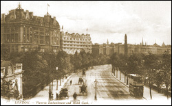 Victoria Embankment and Hotel Cecil