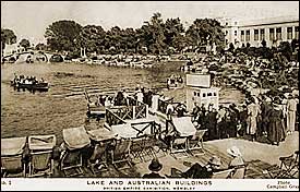 British Empire Exhibition, Lake and Australian Buildings