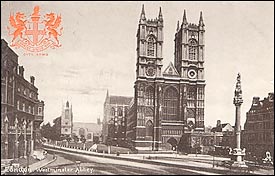 Westminster Abbey west front 1905