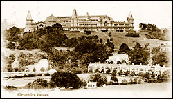 Alexandra Palace from Nightingale Lane 1905