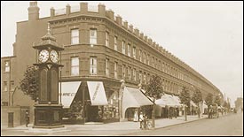 Coronation Clock, Cricklewood Broadway 1912