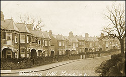 Dudding Hill Lane, Dollis Hill c1910