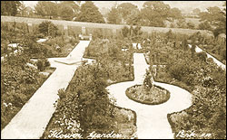 Flower Garden, Gladstone Park, Dollis Hill c1910
