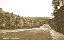 Parkside 1945, Dollis Hill c1910