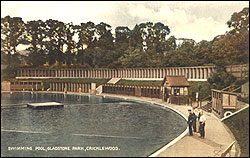 Swimming Baths, Gladstone Park, Dollis Hill c1910