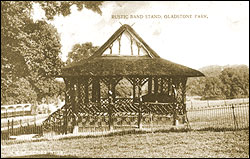 Rustic Bandstand, Gladstone Park, Dollis Hill c1910