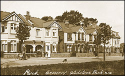 Park Crescent, Gladstone Park, Dollis Hill c1910