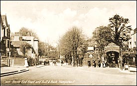 Bull and Bush Pub and North End Road