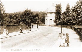 Entrance to the Heath