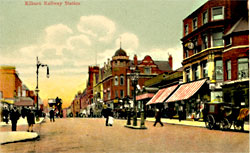 High Road Kilburn, Kilburn Railway Station c1910