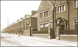 Kensal Rise Library and Bathurst Gardens c1910