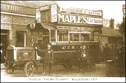 Outside the White Hart, Willesden c1911