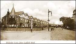 Willesden Lane from Lydford Road, Willesden c1910